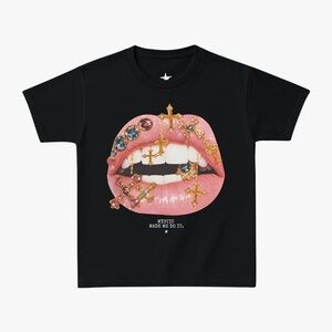 Y2K Cropped Graphic Tee